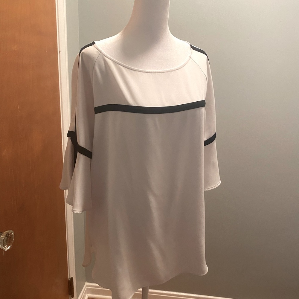 Calvin Klein Bell-Sleeved Blouse